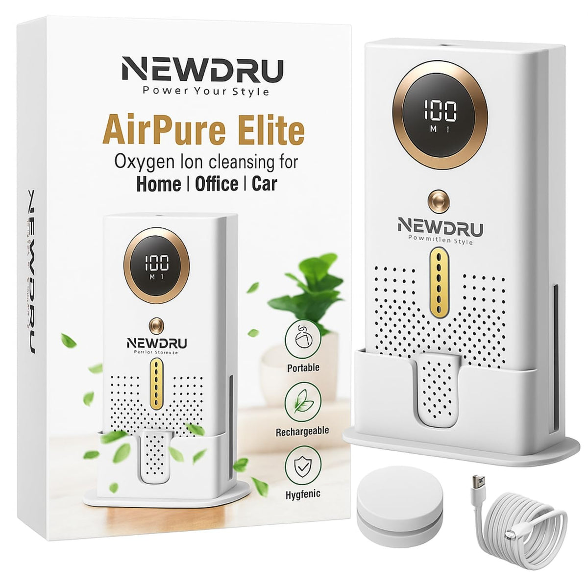 Wall-Mounted Automatic Fragrance Dispenser & Air Purifier
