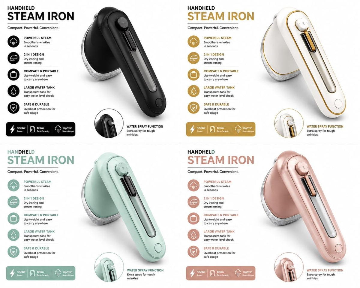Portable Handheld Garment Steamer Iron
