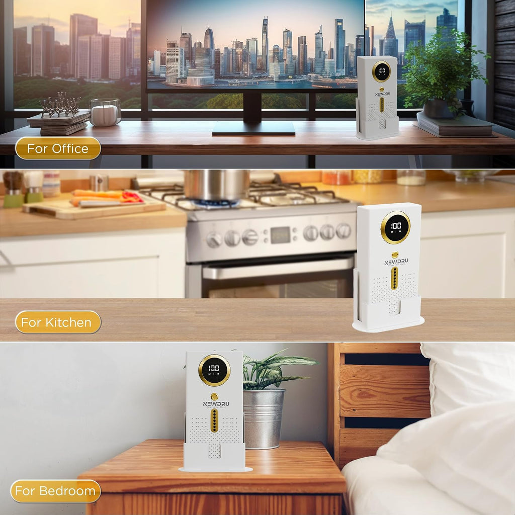 Wall-Mounted Automatic Fragrance Dispenser & Air Purifier